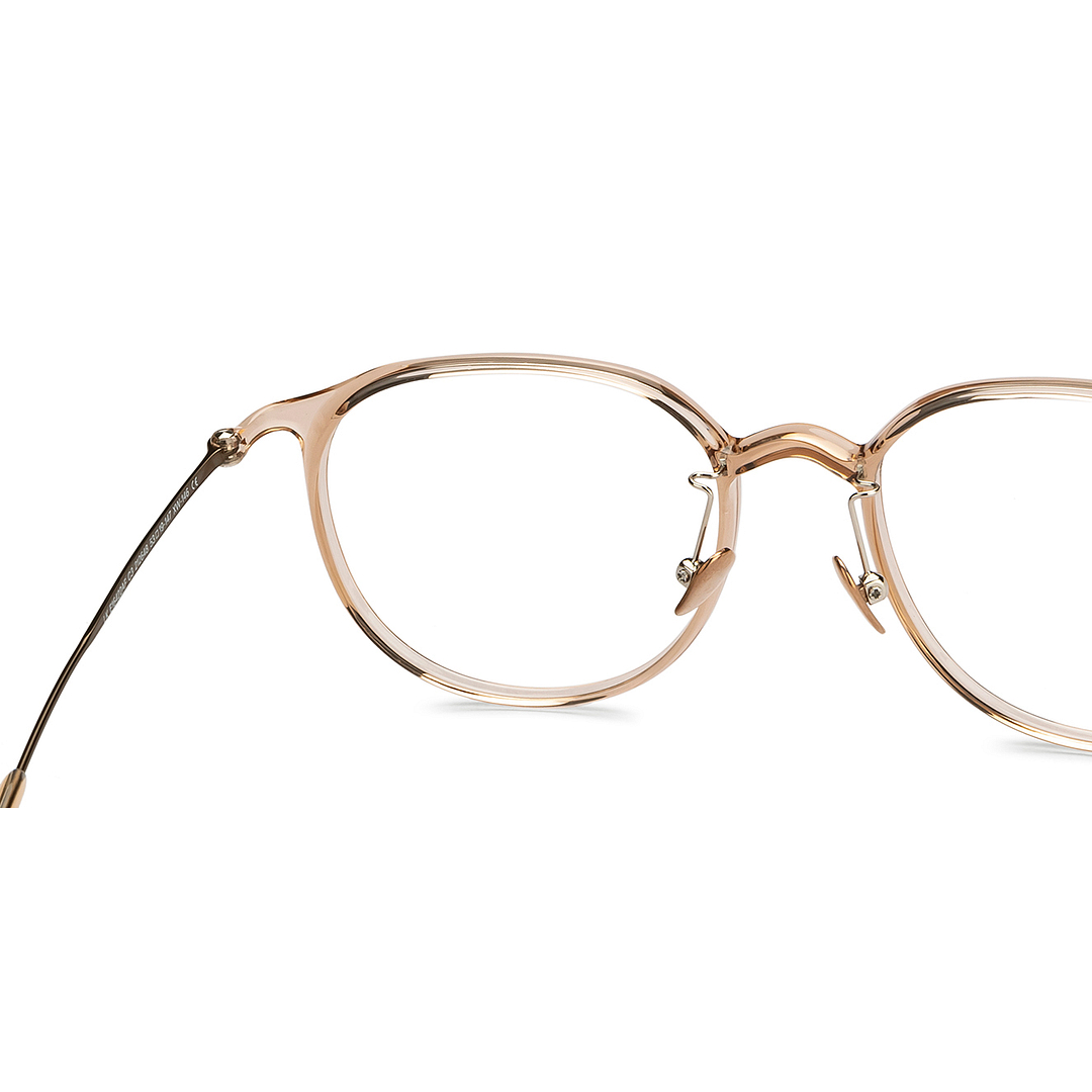 Lenskart Light Brown Full Rim Round right side