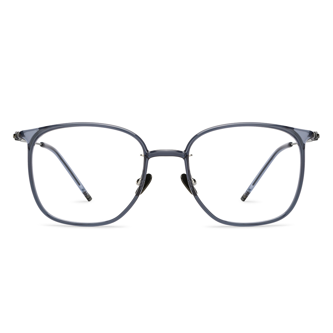 Lenskart Blue Transparent Full Rim Square right side