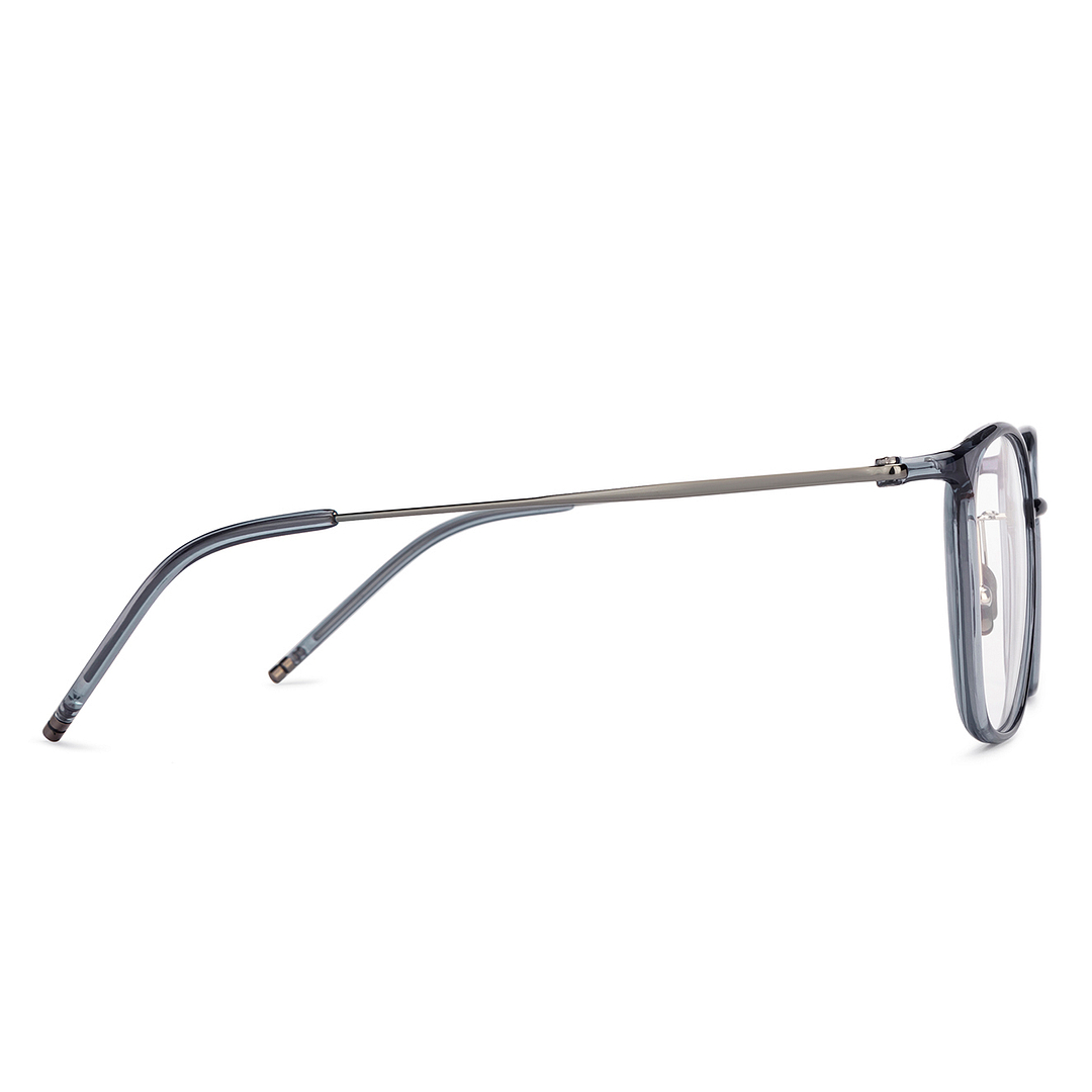 Lenskart Blue Transparent Full Rim Square left side