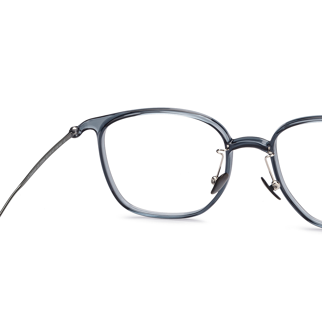 Lenskart Blue Transparent Full Rim Square right side