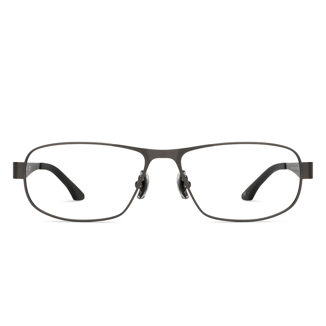 Lenskart STUDIO Mid Gunmetal Full Rim Rectangle right side