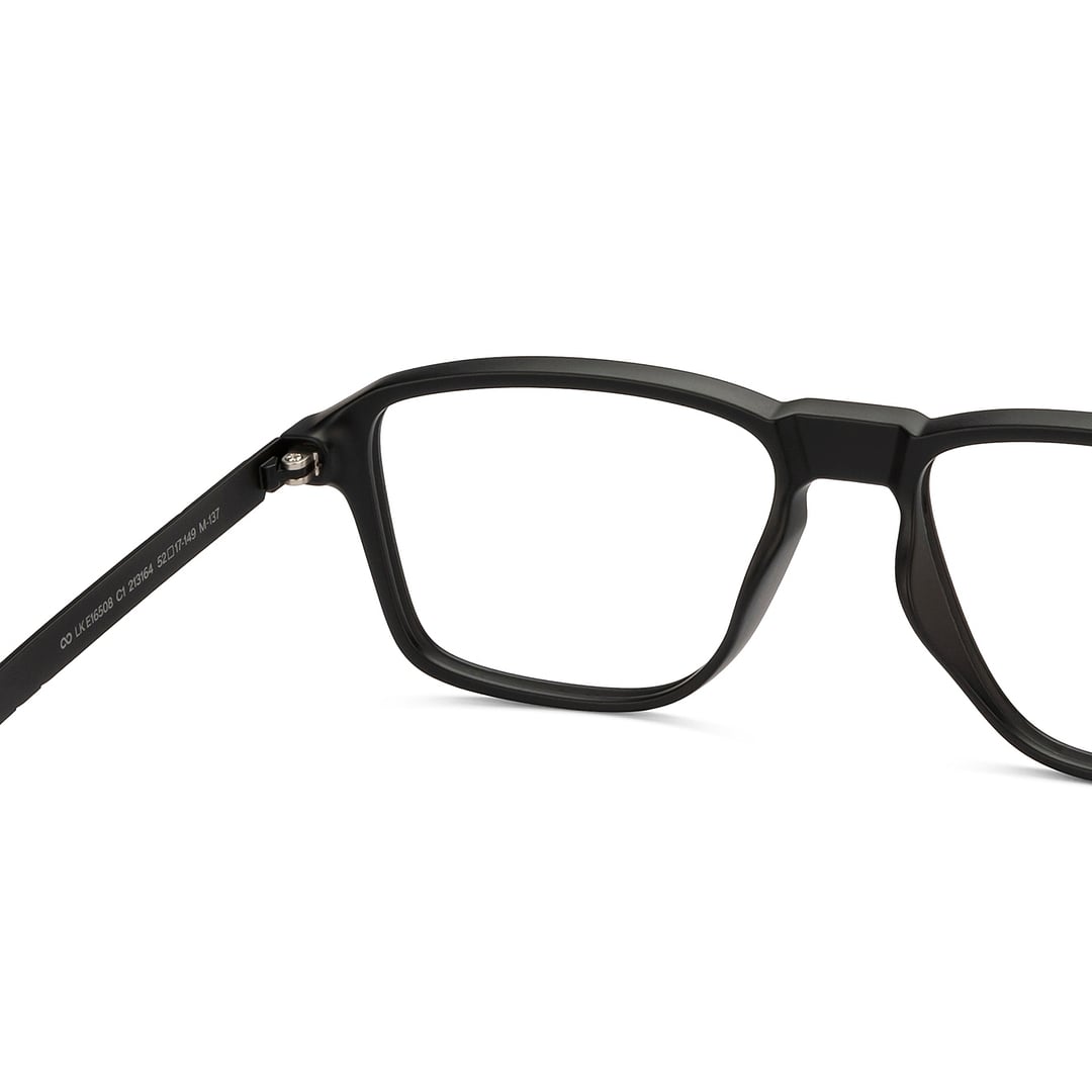 Lenskart STUDIO Black Full Rim Square left side