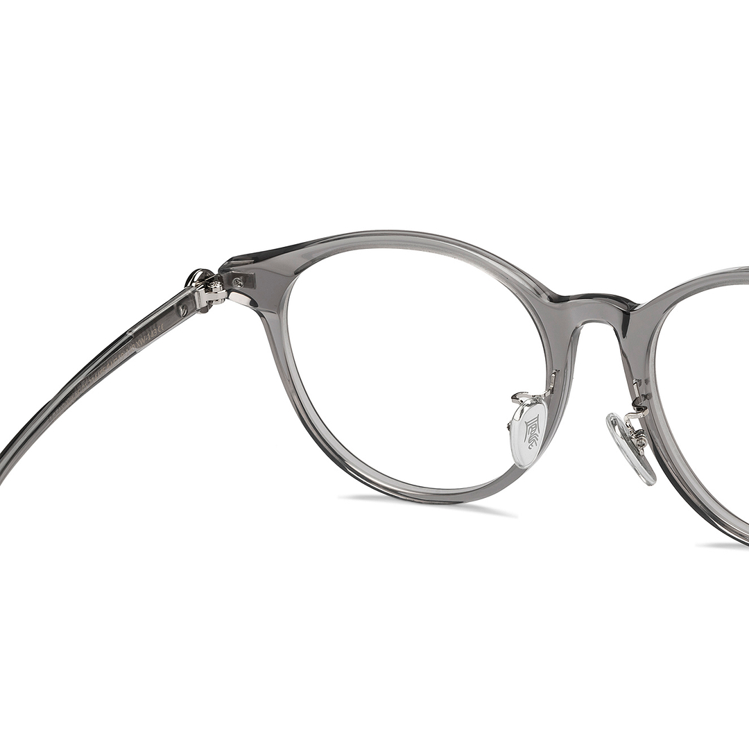 Lenskart Light Gray Full Rim Cat Eye left side