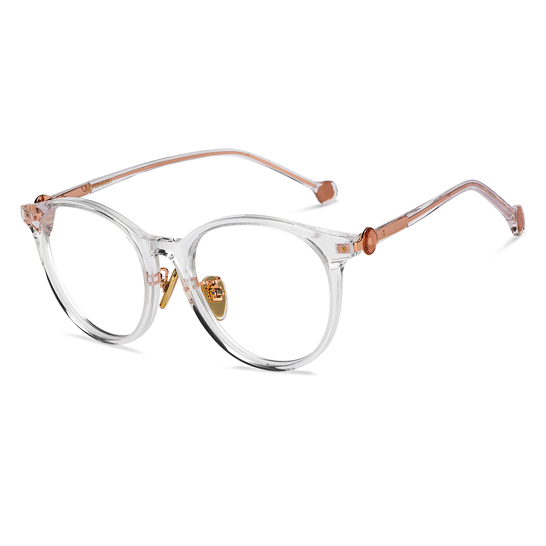 Lenskart Crystal Transparent Full Rim Cat Eye left side