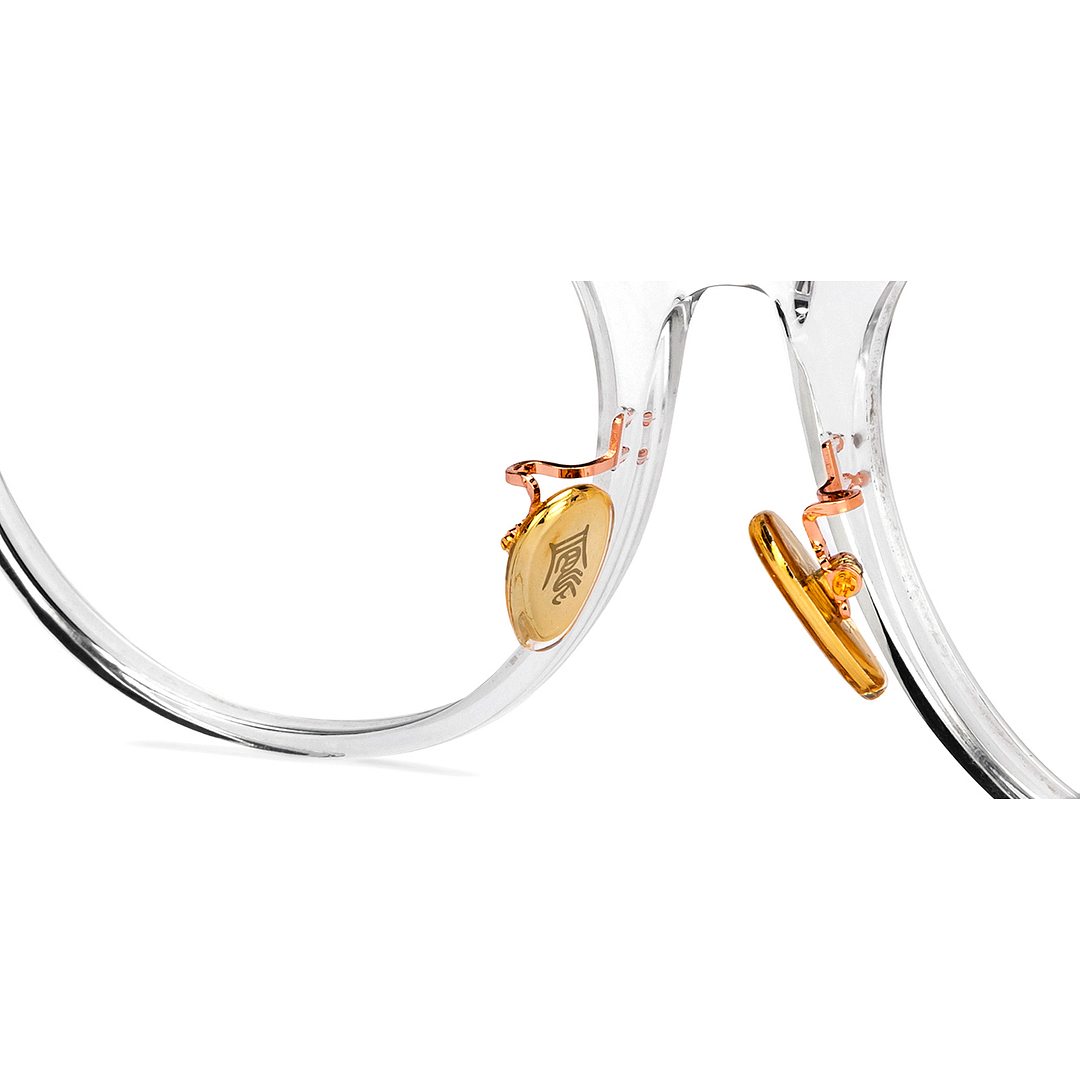 Lenskart Crystal Transparent Full Rim Cat Eye left side