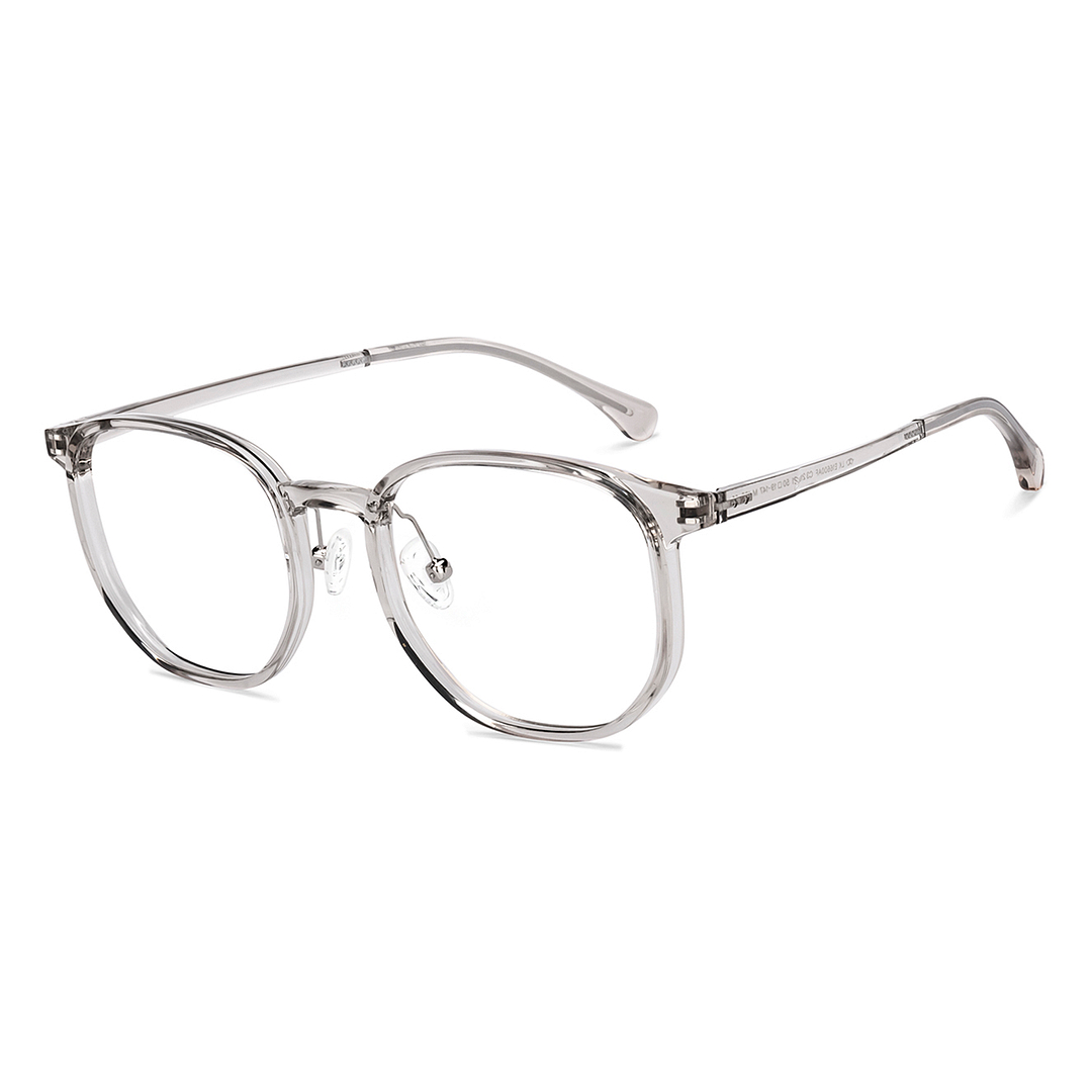 Lenskart Brown Transparent Full Rim Square left side