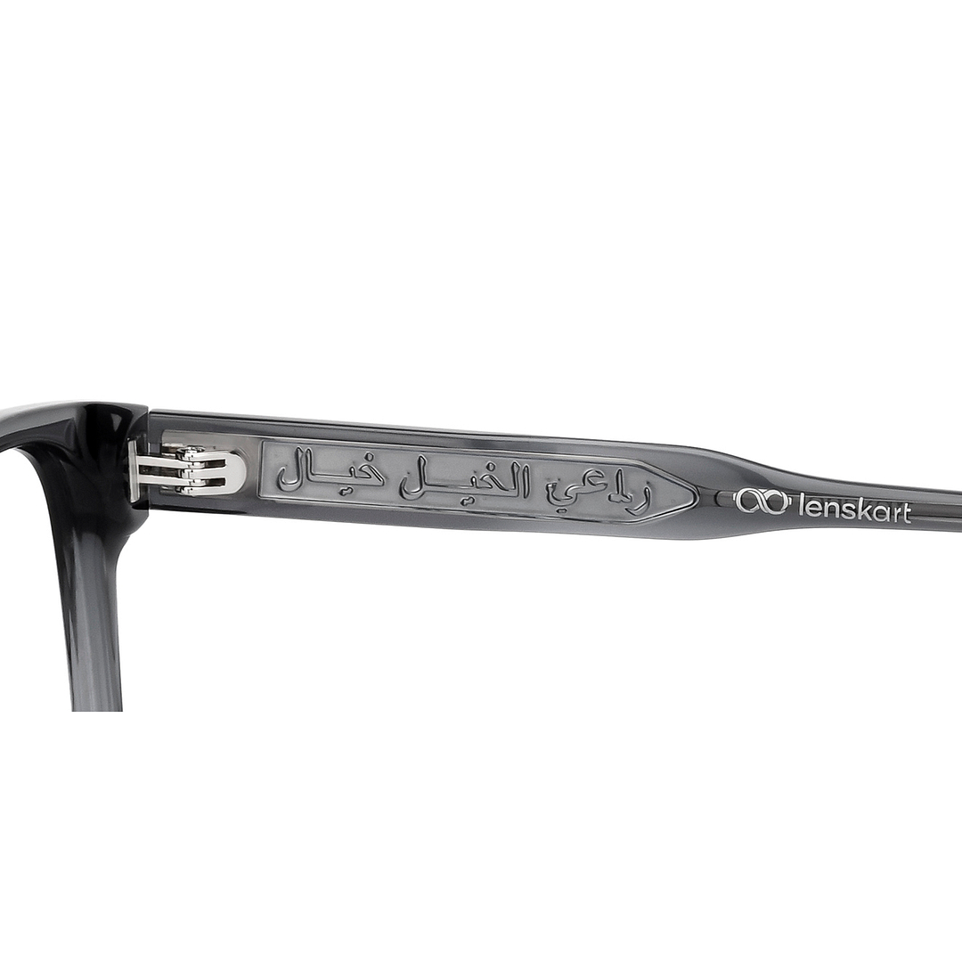 Lenskart Light Gray Full Rim Square right side