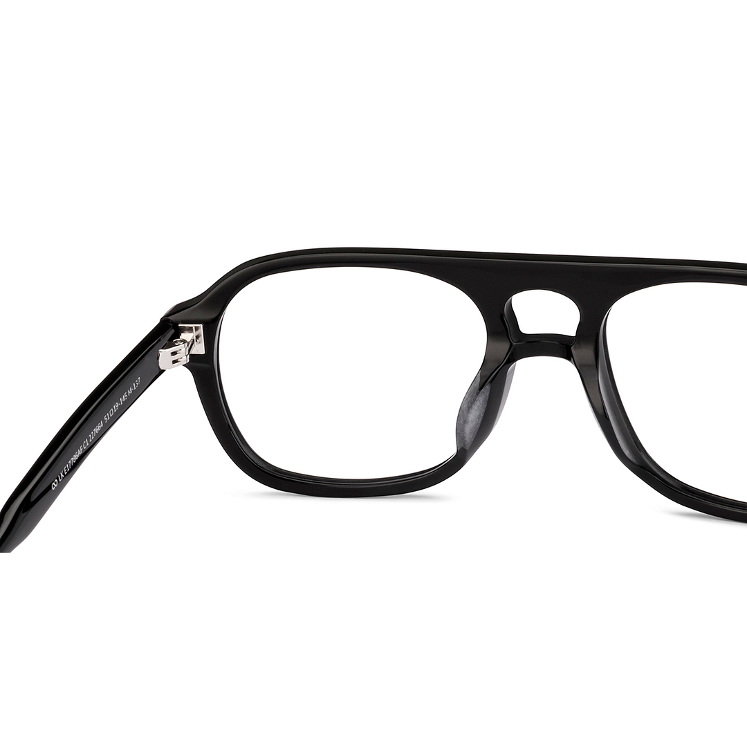 Lenskart Black Full Rim Aviator right side