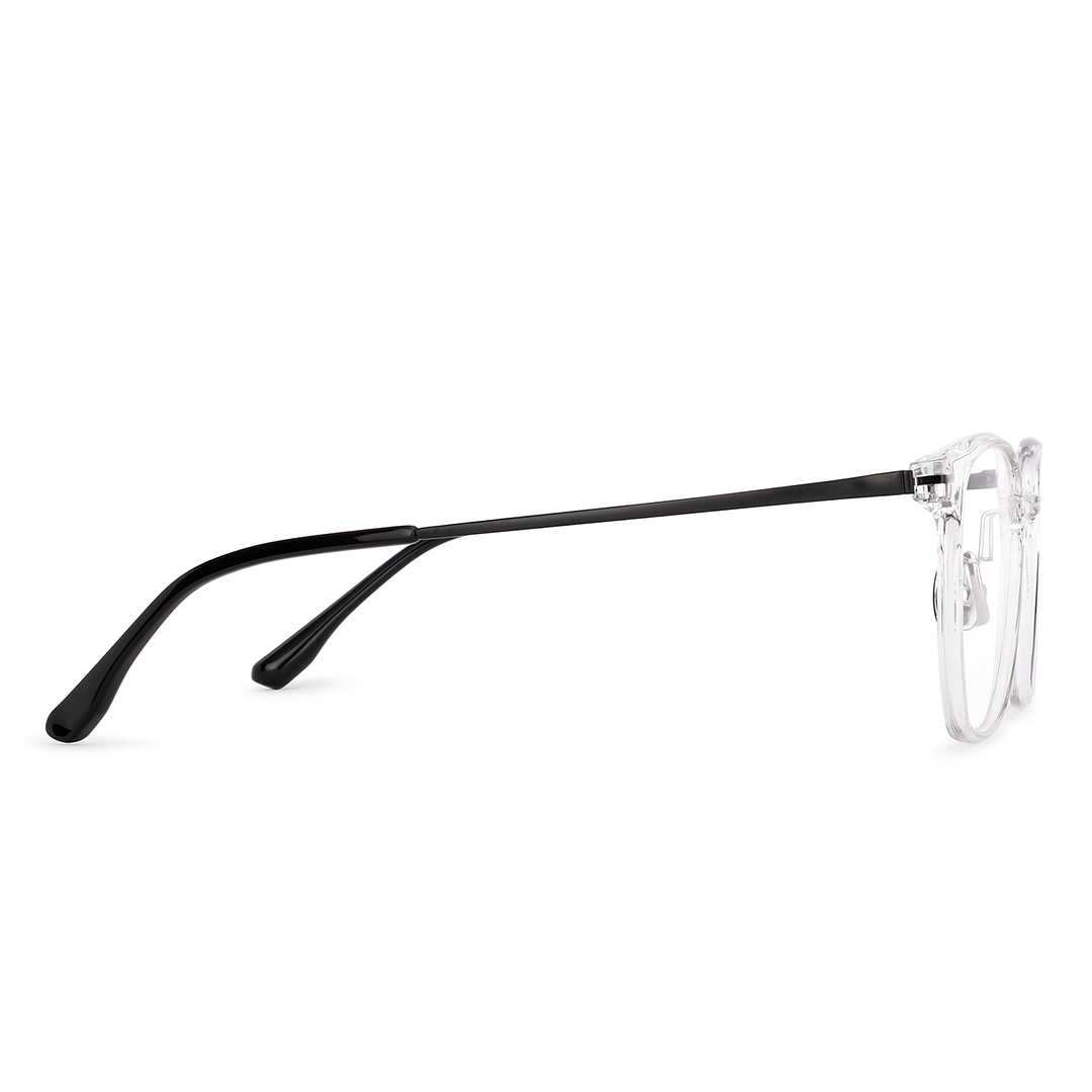 Lenskart Crystal Transparent Full Rim Square left side