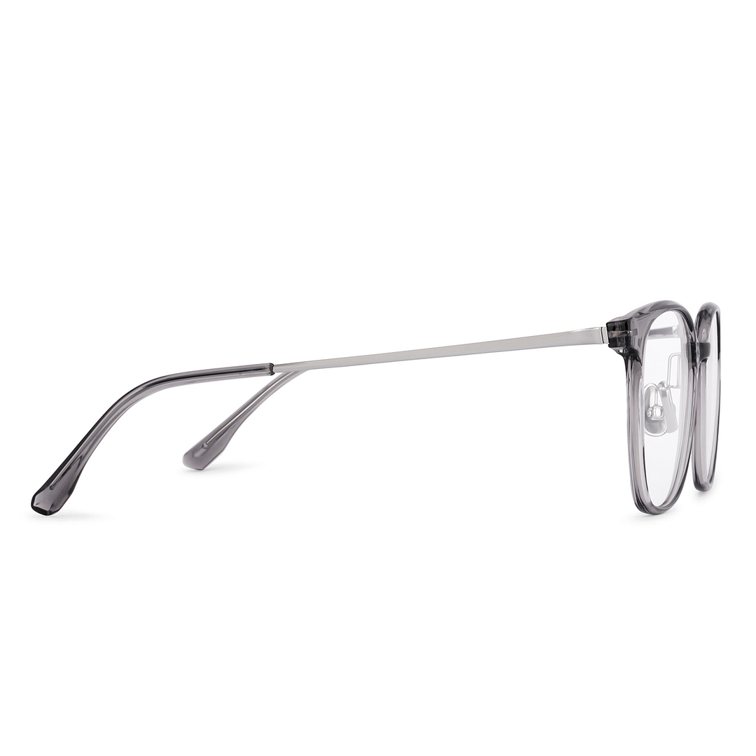 Lenskart Gray Transparent Full Rim Square left side