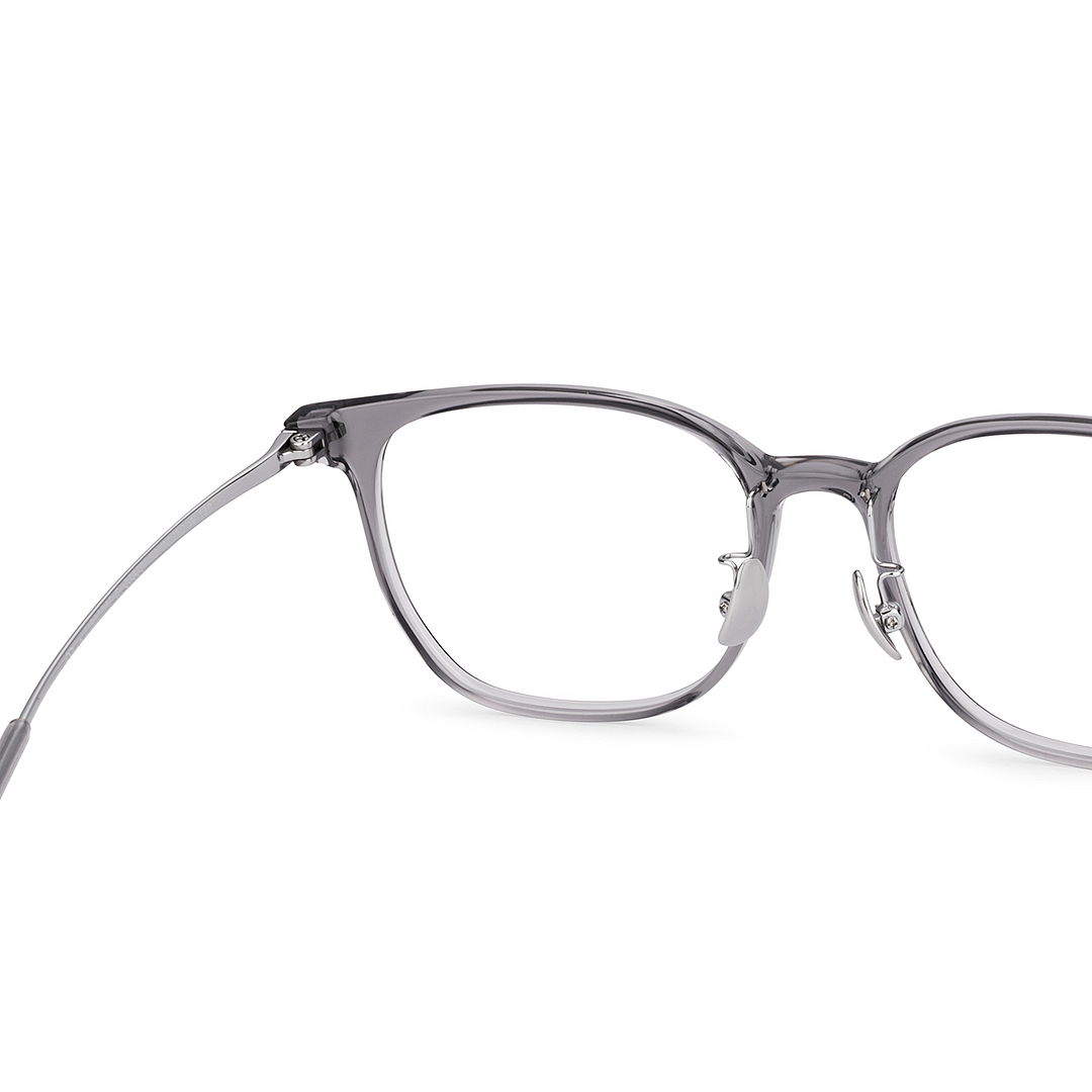 Lenskart Gray Transparent Full Rim Square right side