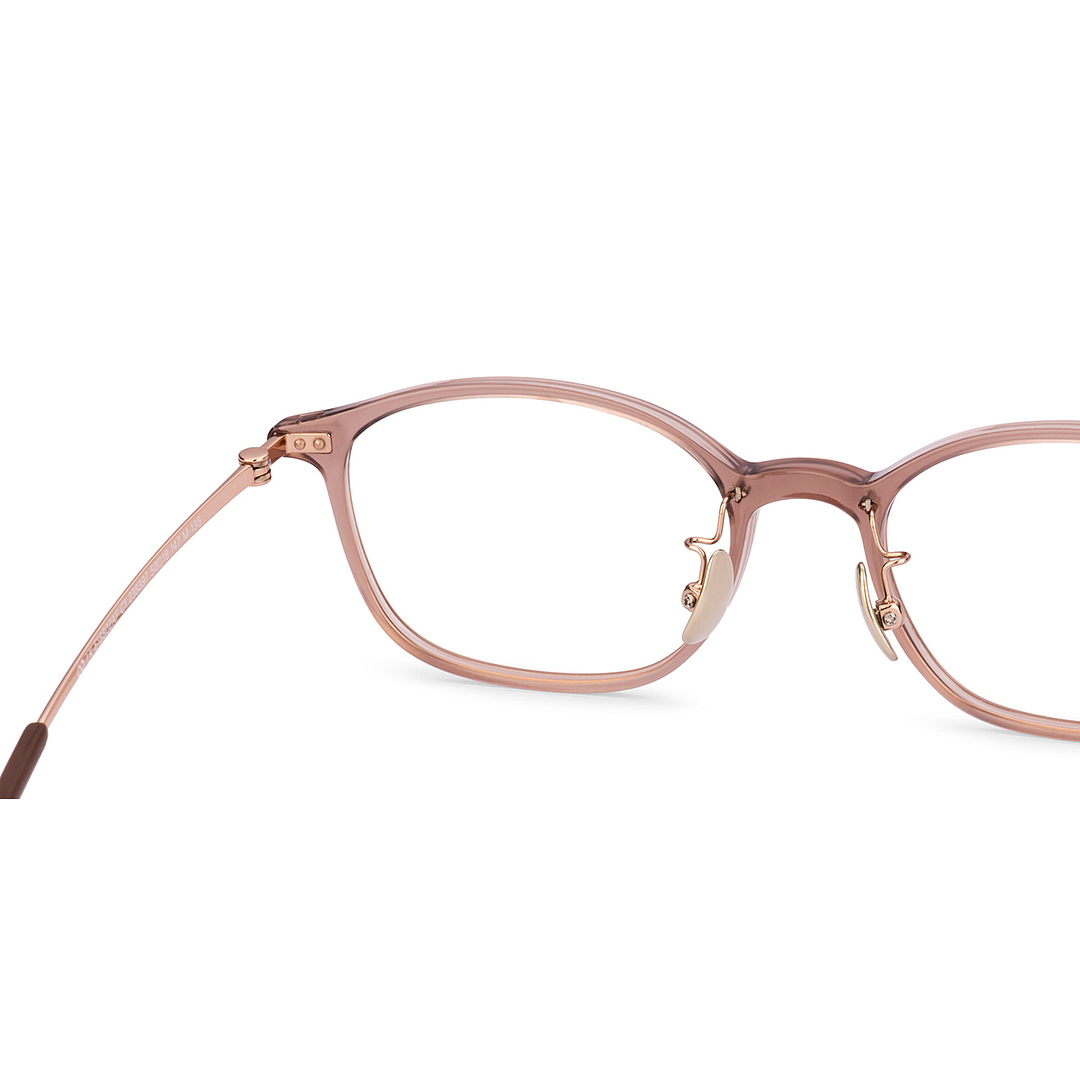 Lenskart Brown Transparent Full Rim Rectangle right side