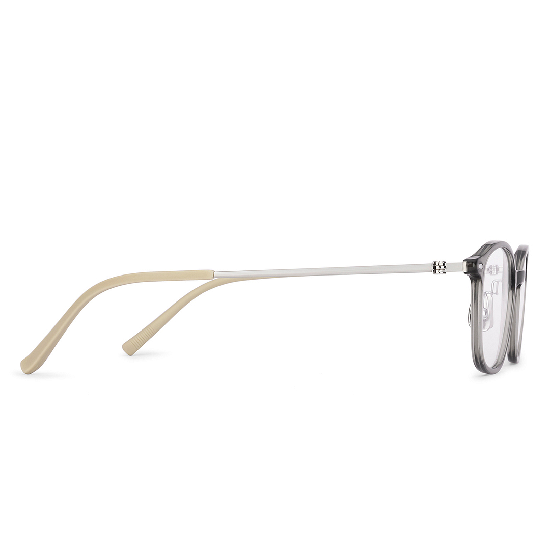 Lenskart Gray Transparent Full Rim Rectangle left side