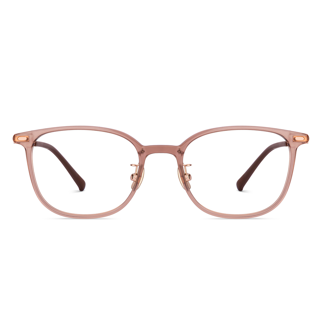 Lenskart Brown Transparent Full Rim Square right side