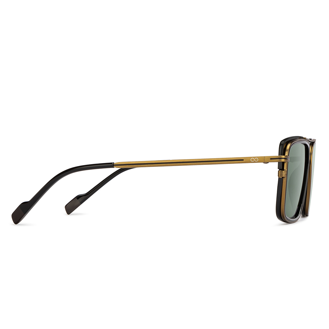 Lenskart Studio Online Black Full Rim Rectangle left side