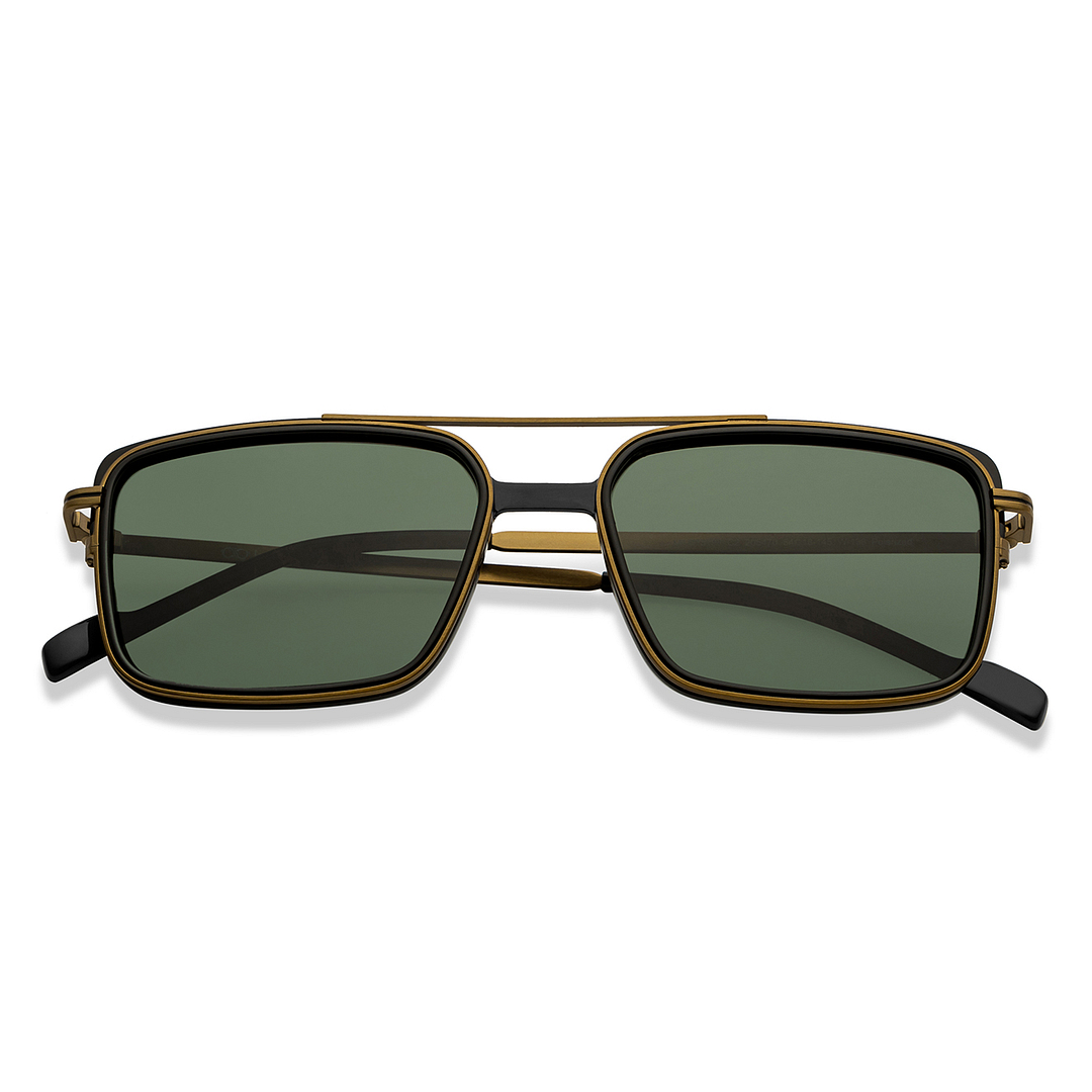 Lenskart Studio Online Black Full Rim Rectangle left side