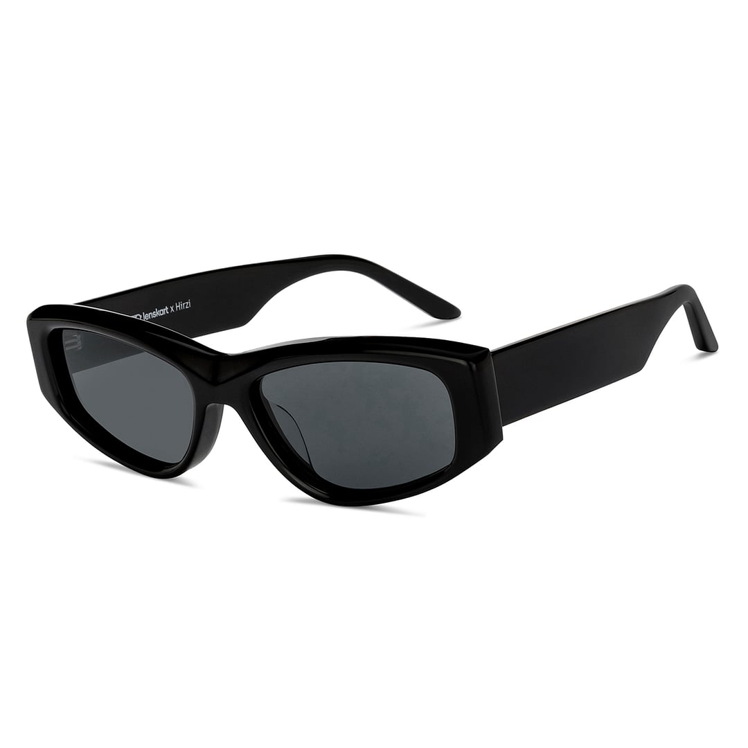 Lenskart Black Full Rim Cat Eye left side