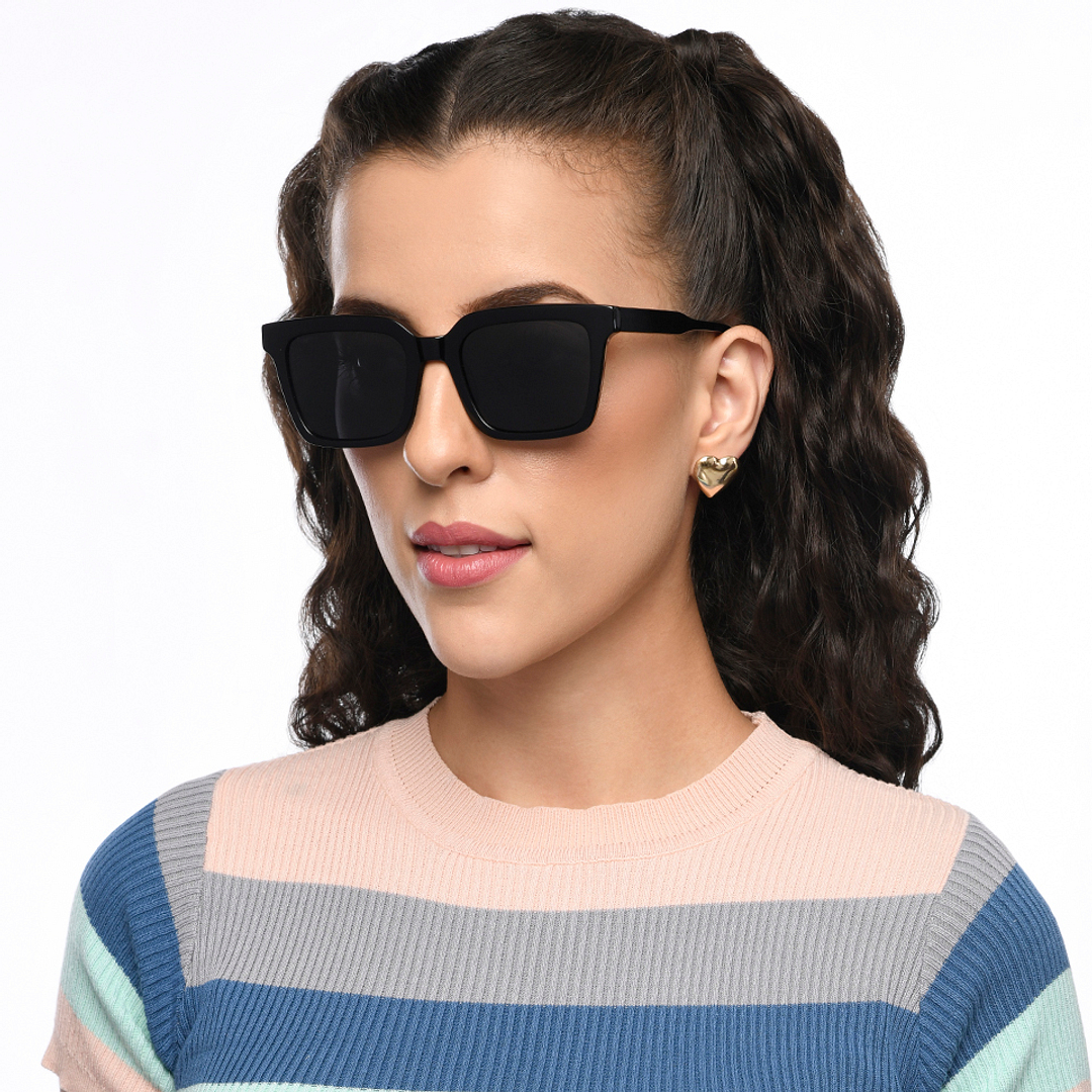 Lenskart Black Full Rim Square left side