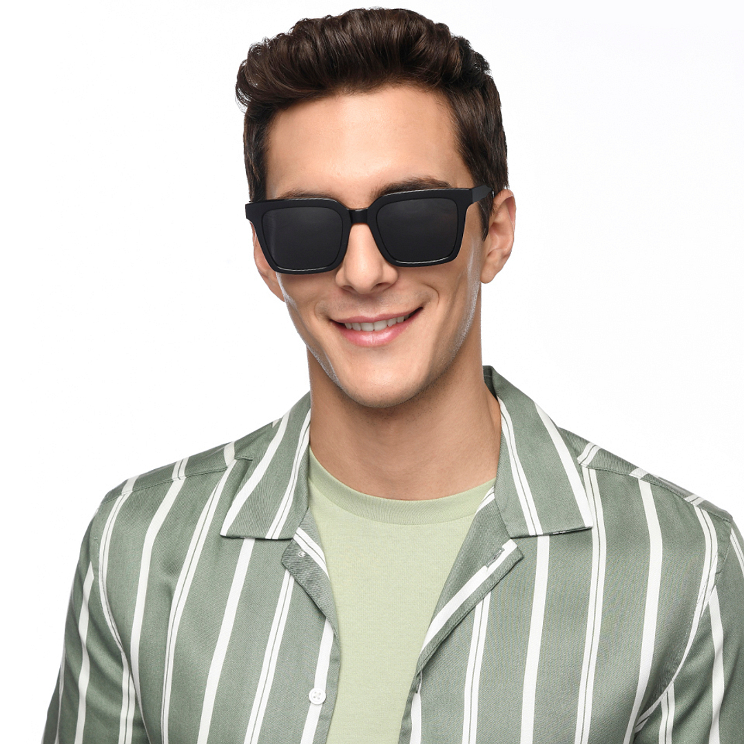 Lenskart Black Full Rim Square left side