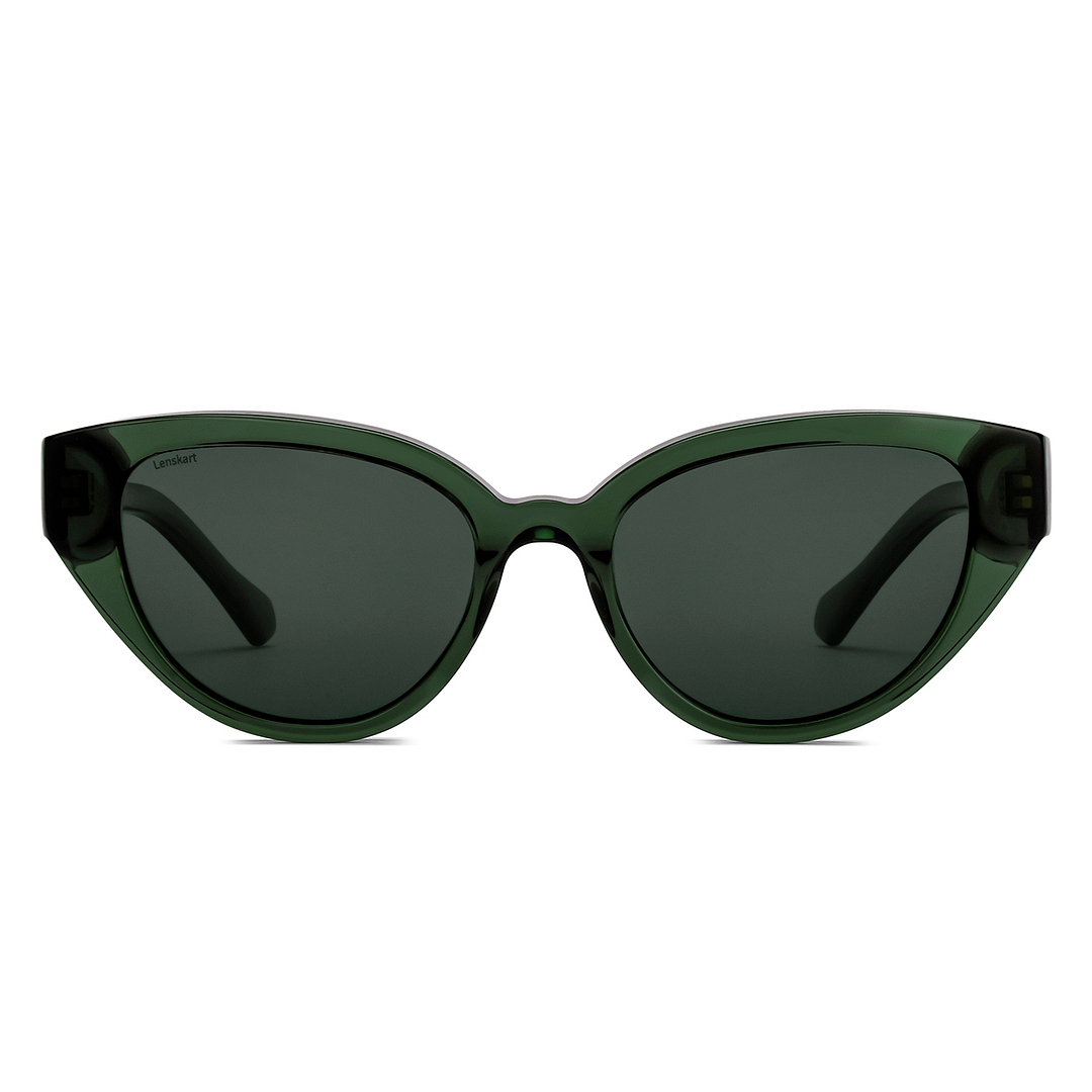 Lenskart Green Full Rim Cat Eye right side