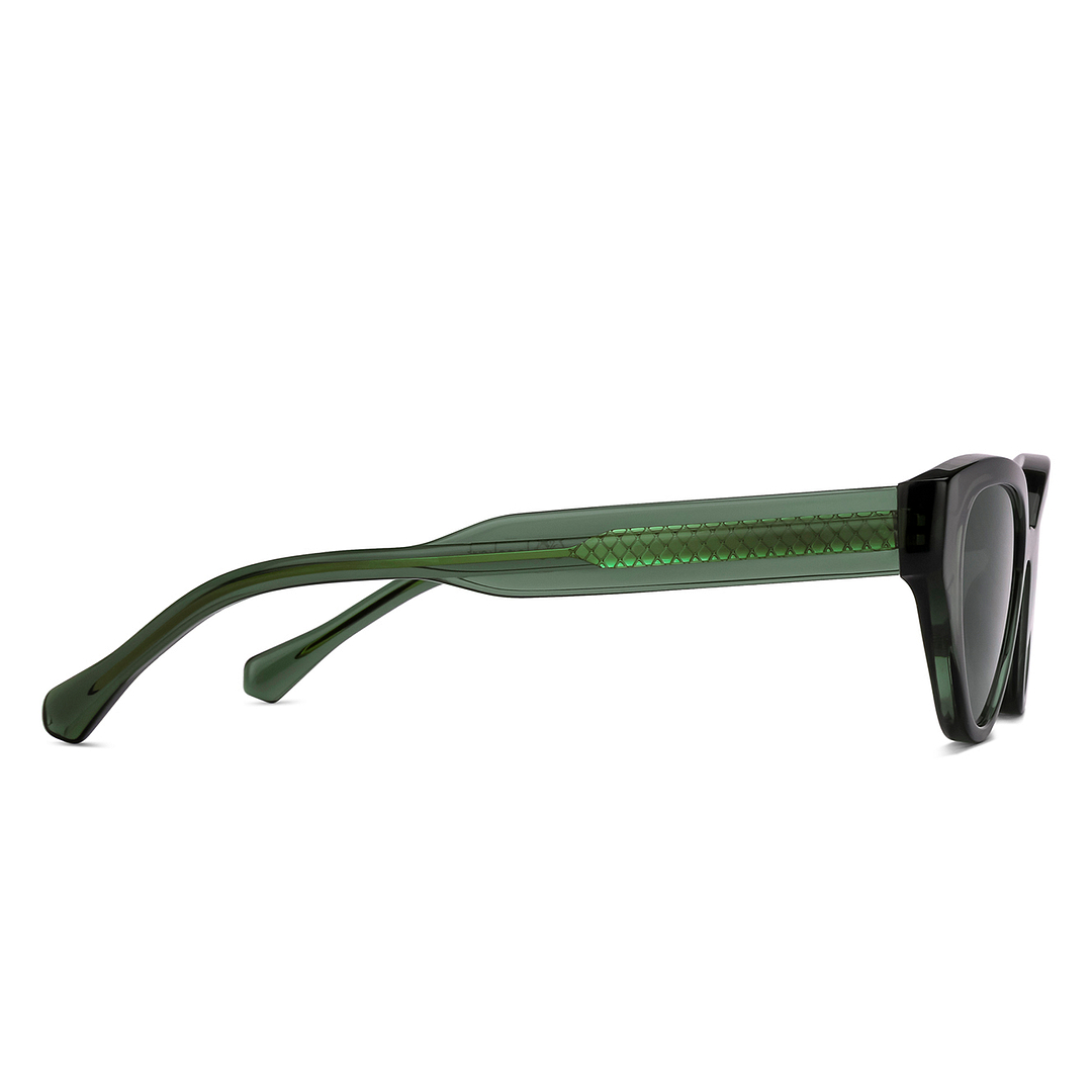 Lenskart Green Full Rim Cat Eye left side