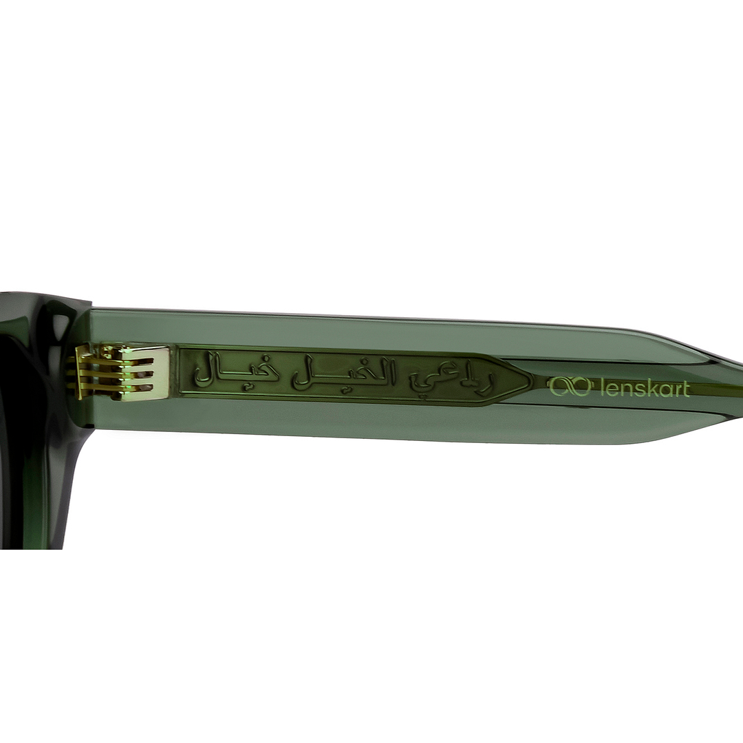 Lenskart Green Full Rim Cat Eye right side