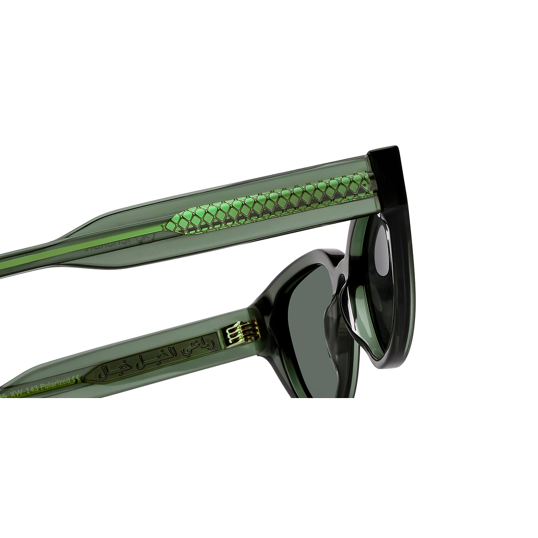 Lenskart Green Full Rim Cat Eye left side
