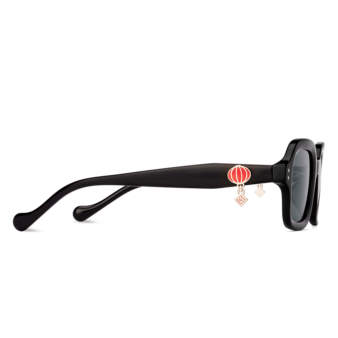 Lenskart Black Full Rim Rectangle left side