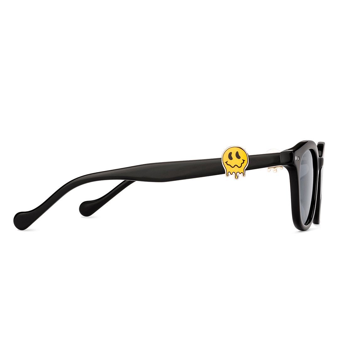 Lenskart Black Full Rim Round left side