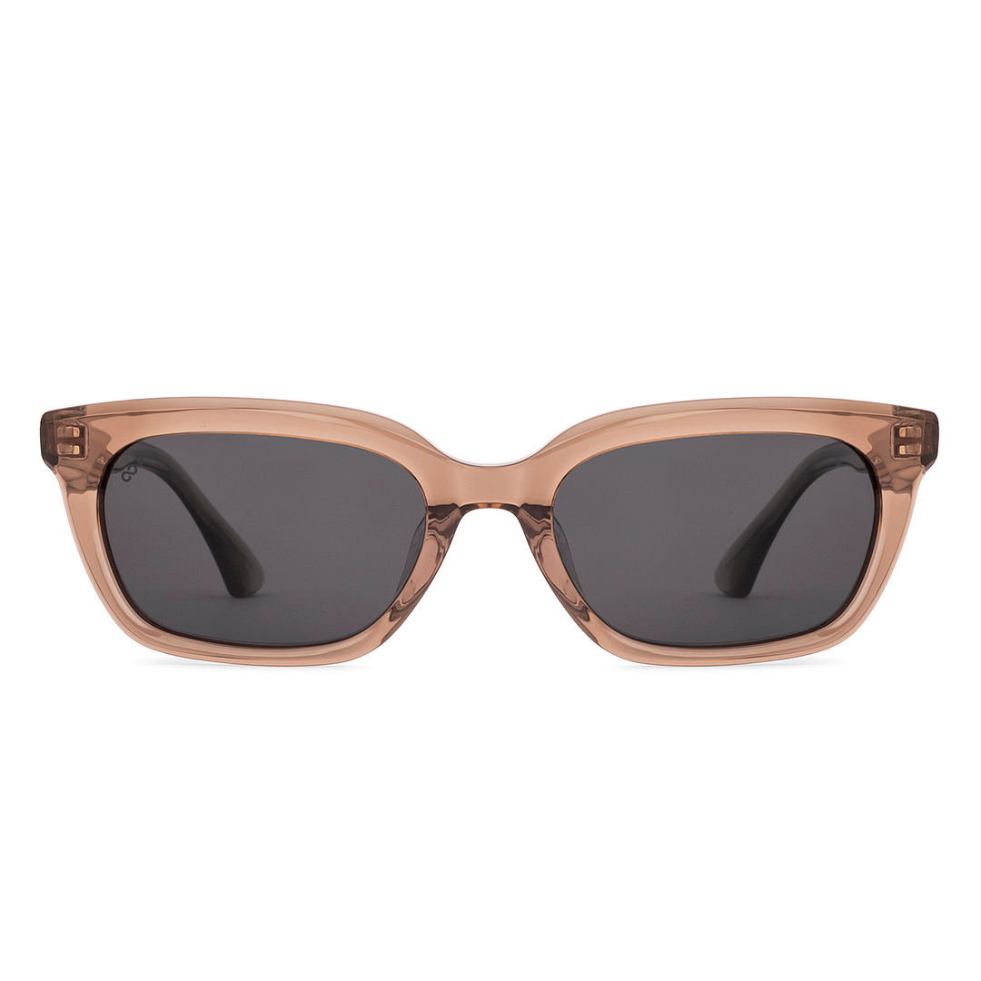 Lenskart Brown Transparent Full Rim Square right side