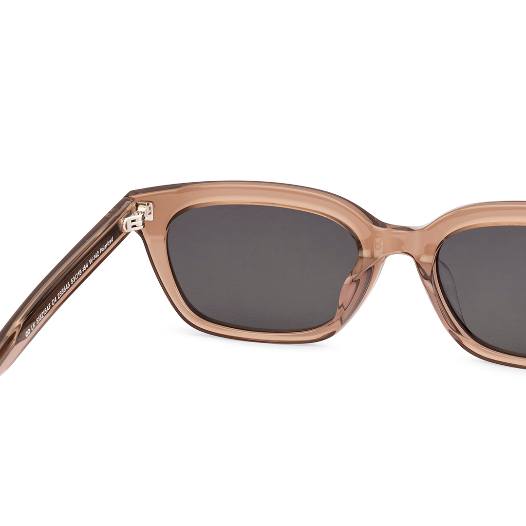 Lenskart Brown Transparent Full Rim Square right side