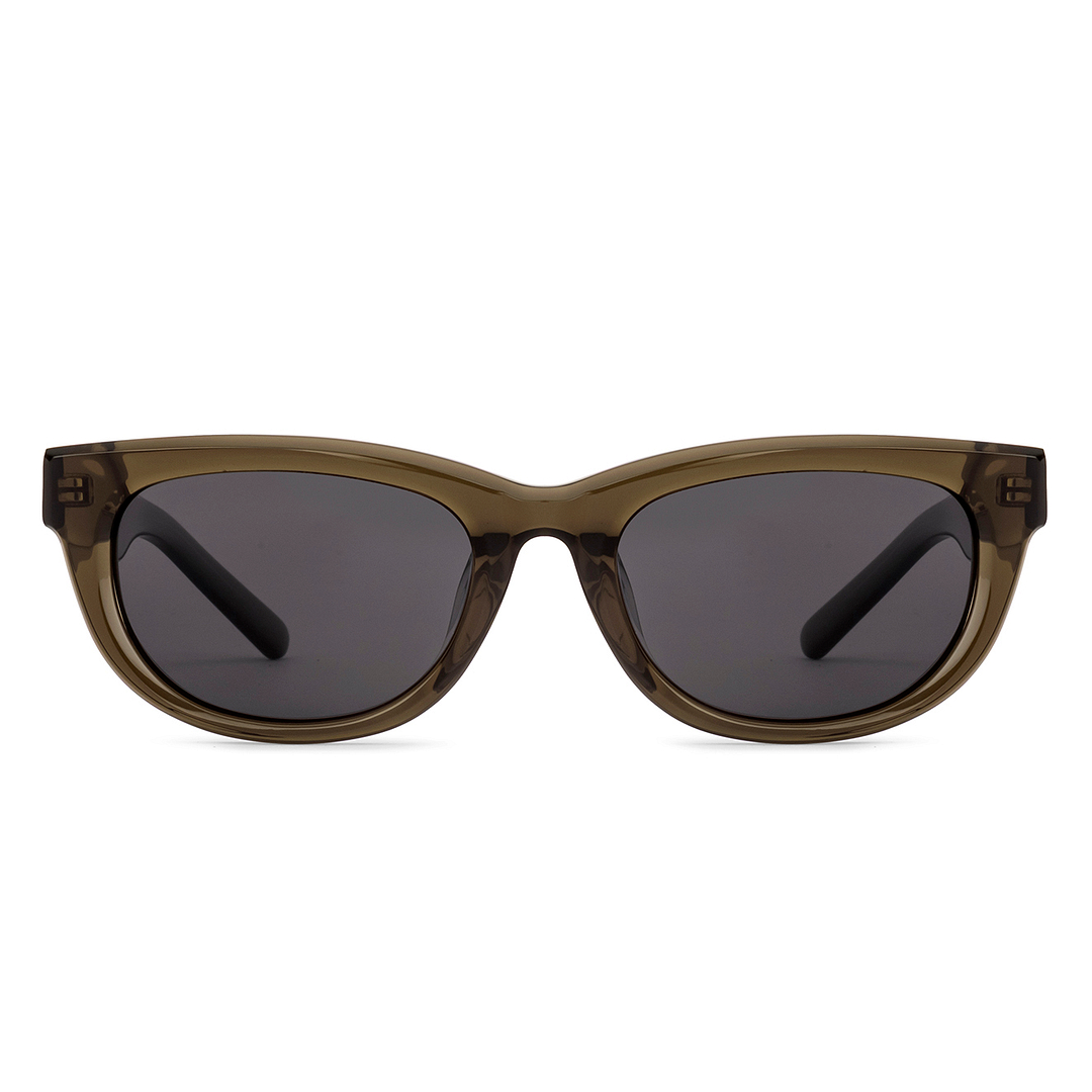 Lenskart Green Transparent Full Rim Oval right side