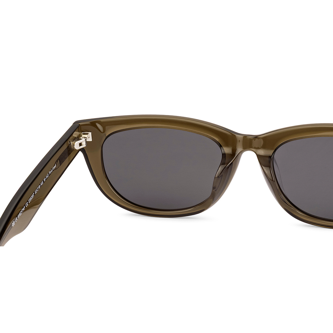 Lenskart Green Transparent Full Rim Oval right side