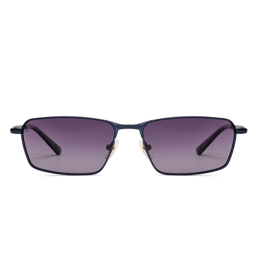 Grey Blue Full Rim Rectangle Lenskart IP LK S18254 Sunglasses