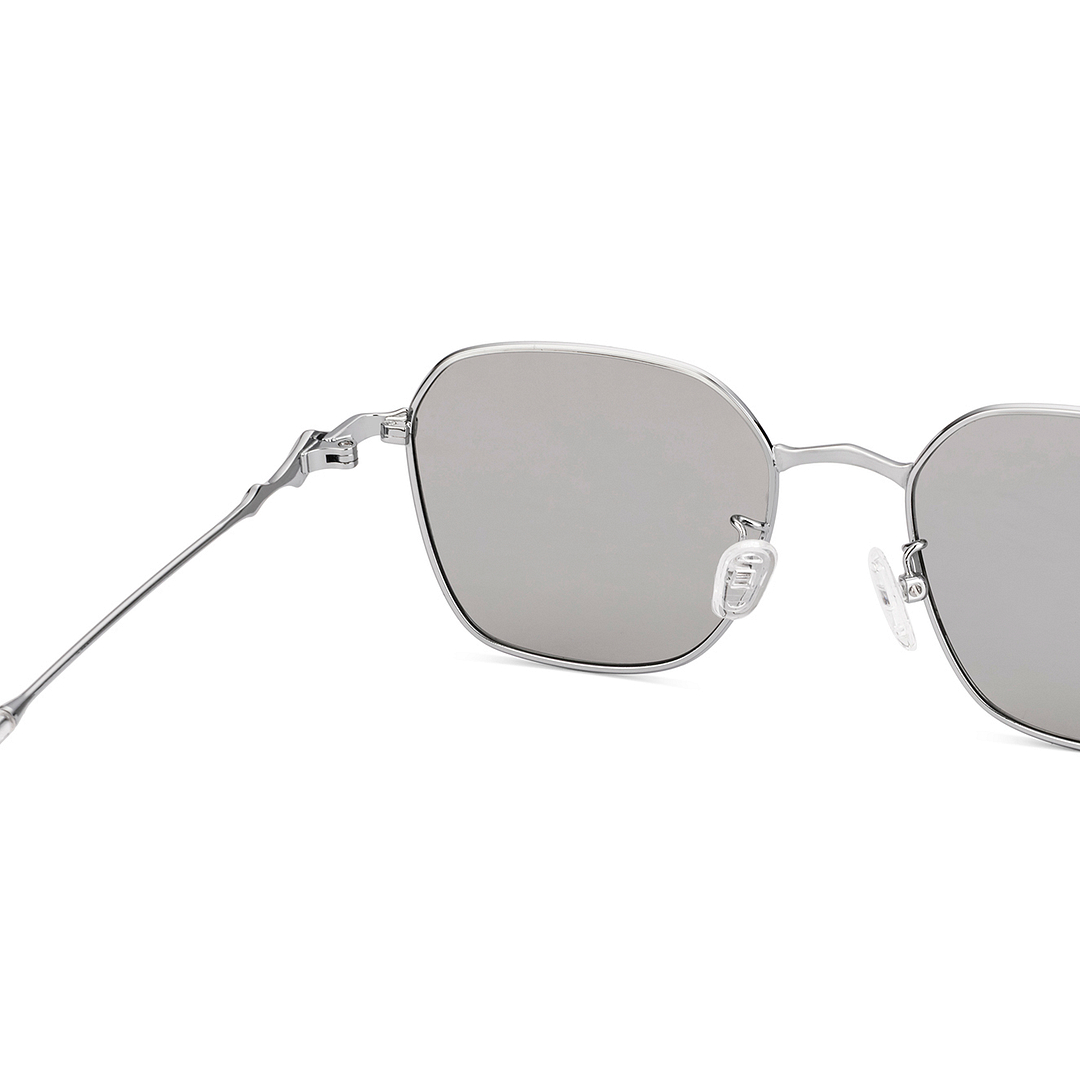 Lenskart Silver Full Rim Geometric right side