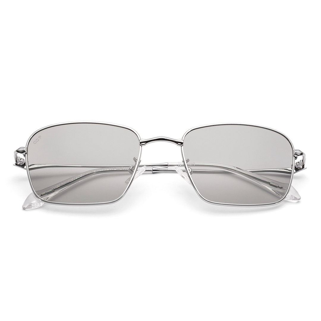 Lenskart Silver Full Rim Rectangle left side