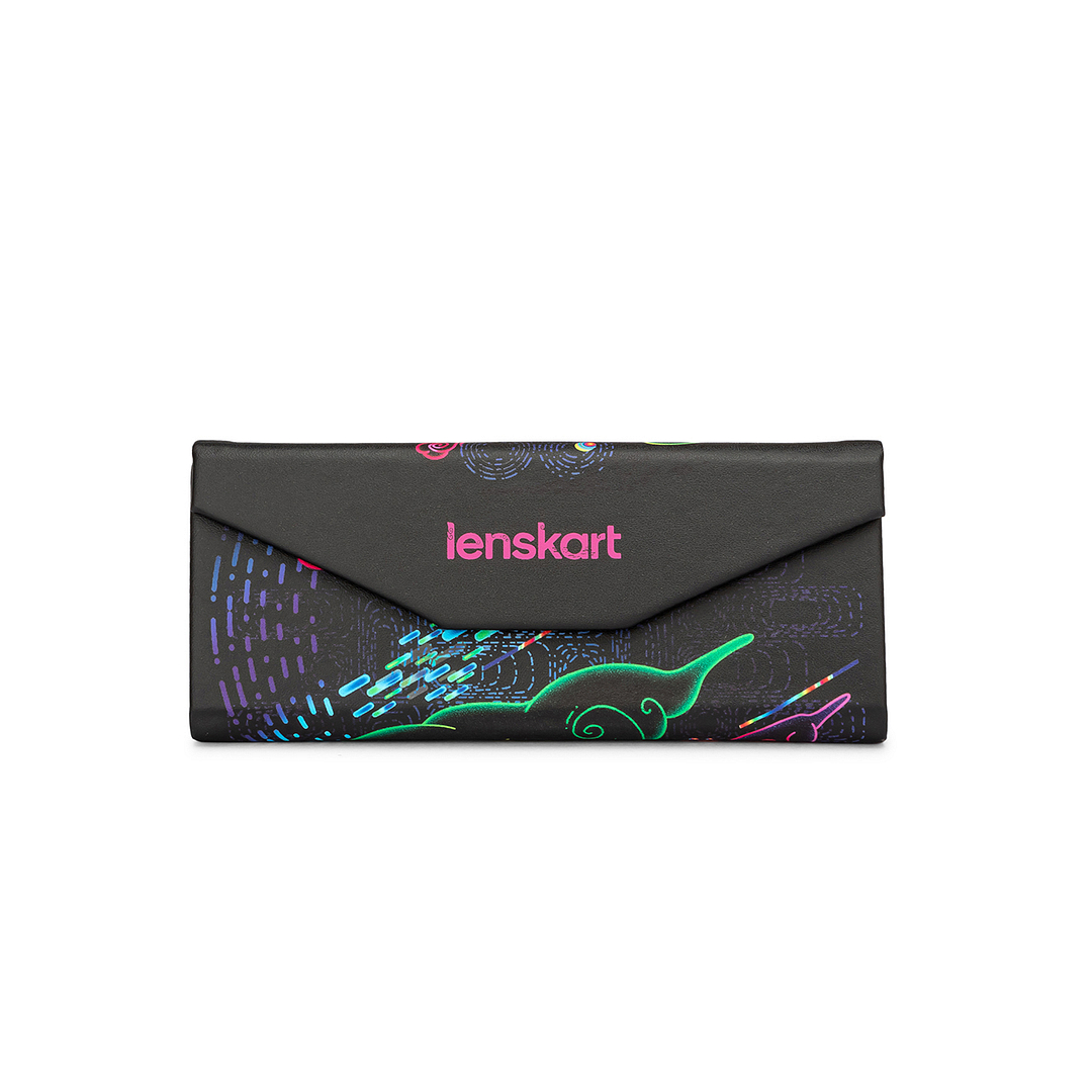 Lenskart Black Multicolor Foldable LPC5238-6 Case right side