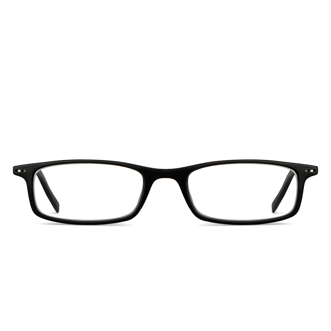 Lenskart READERS Black Dark Gunmetal Full Rim Rectangle Lenskart READERS LR E13700 Only for 1 5 Prefitted Powers right side