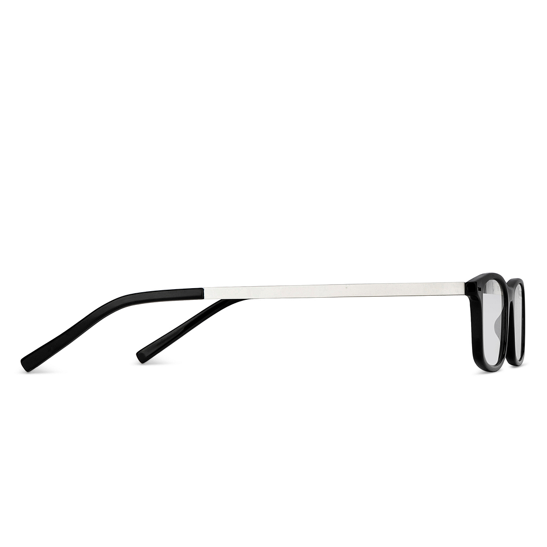 Lenskart READERS Black Dark Gunmetal Full Rim Rectangle Lenskart READERS LR E13700 Only for 1 5 Prefitted Powers right side