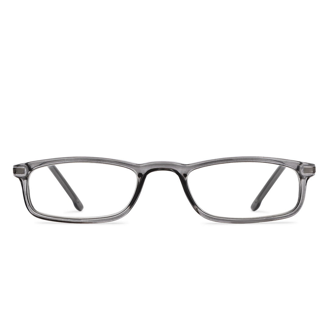 Lenskart READERS Gray Dark Gunmetal Full Rim Rectangle Lenskart READERS LR E13701 Only for 1 5 Prefitted Powers right side