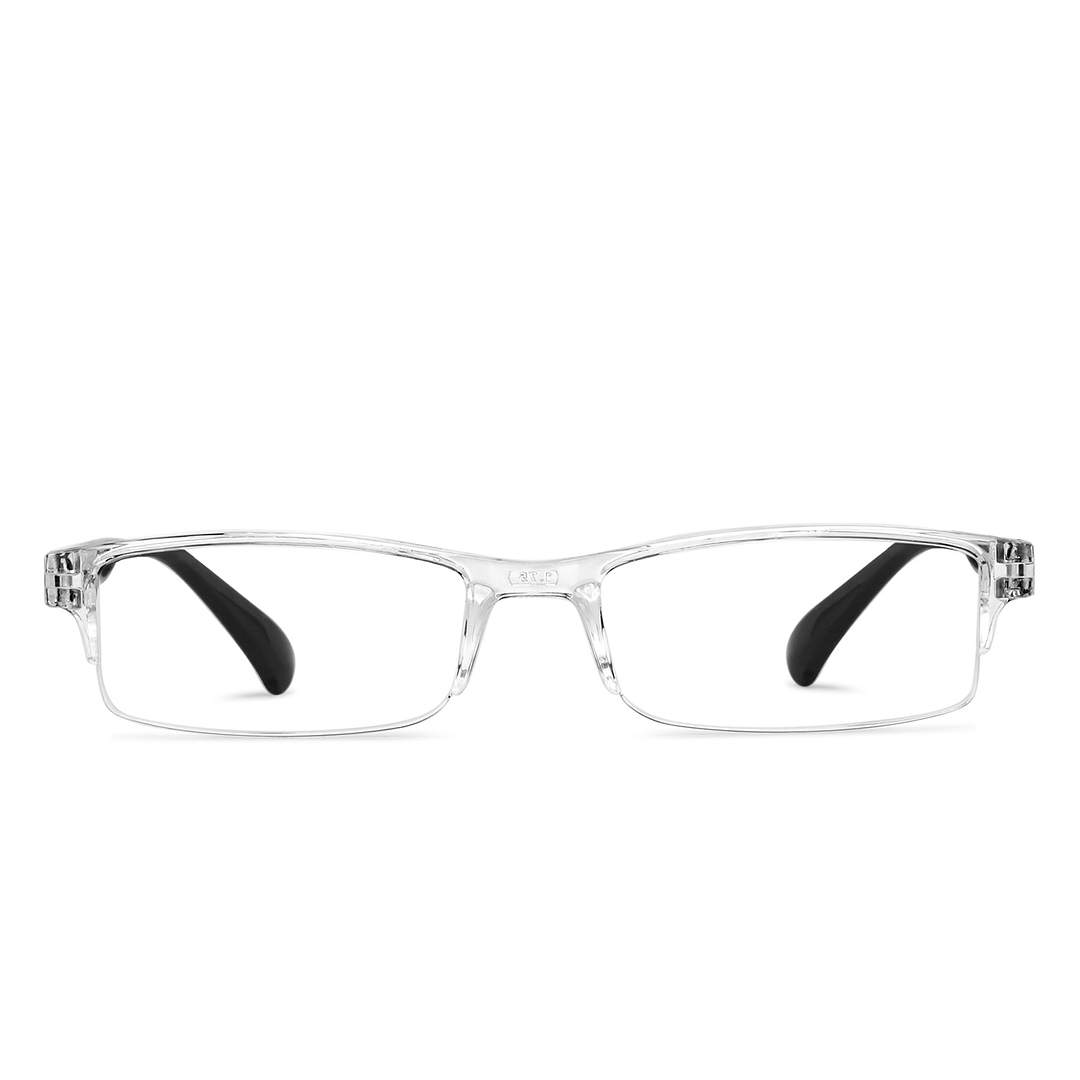 LENSKART BLU READERS Transparent Black Half Rim Rectangle LENSKART BLU READERS LR E13968 Only for 1 75 Prefitted Powers right side