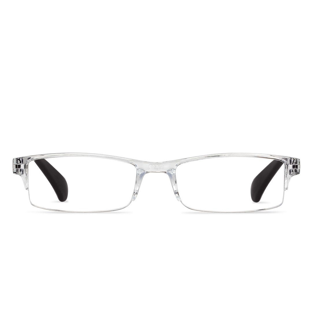 LENSKART BLU READERS Transparent Black Half Rim Rectangle LENSKART BLU READERS LR E13968 Only for 2 5 Prefitted Powers right side