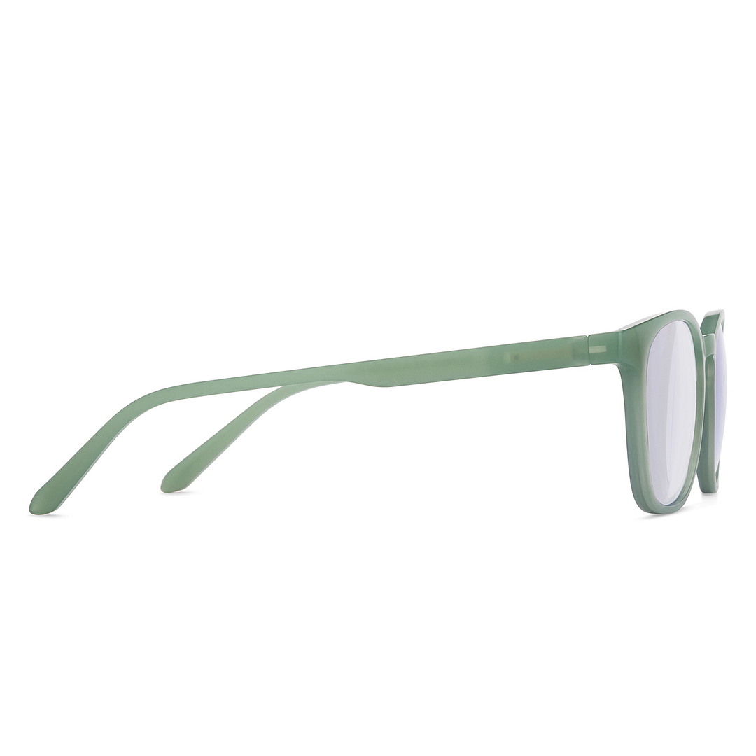 LENSKART BLU READERS Green Light green Full Rim Square LENSKART BLU READERS LR E15615 Only for 2 25 Prefitted Powers left side