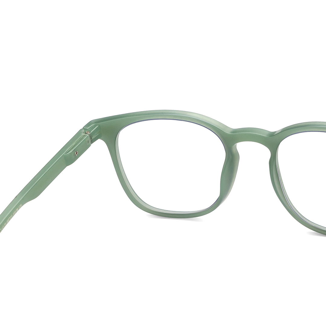 LENSKART BLU READERS Green Light green Full Rim Square LENSKART BLU READERS LR E15615 Only for 2 25 Prefitted Powers right side