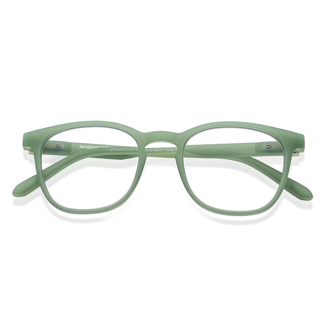 LENSKART BLU READERS Green Light green Full Rim Square LENSKART BLU READERS LR E15615 Only for 2 25 Prefitted Powers left side