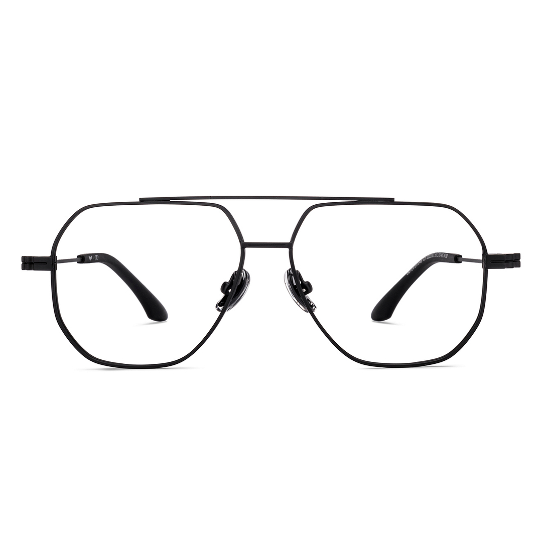 Lenskart STUDIO Black Full Rim Geometric right side