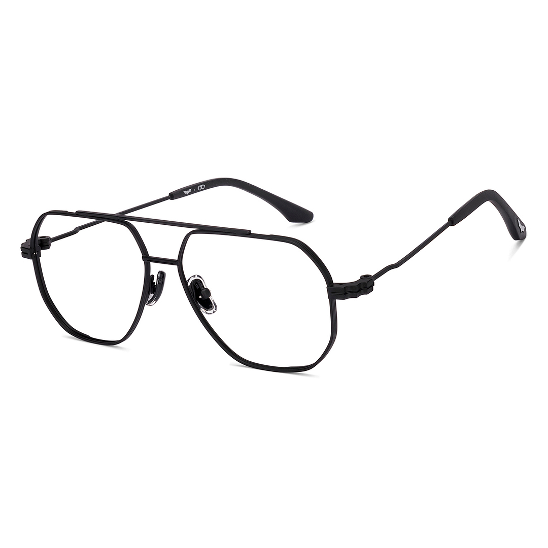 Lenskart STUDIO Black Full Rim Geometric right side