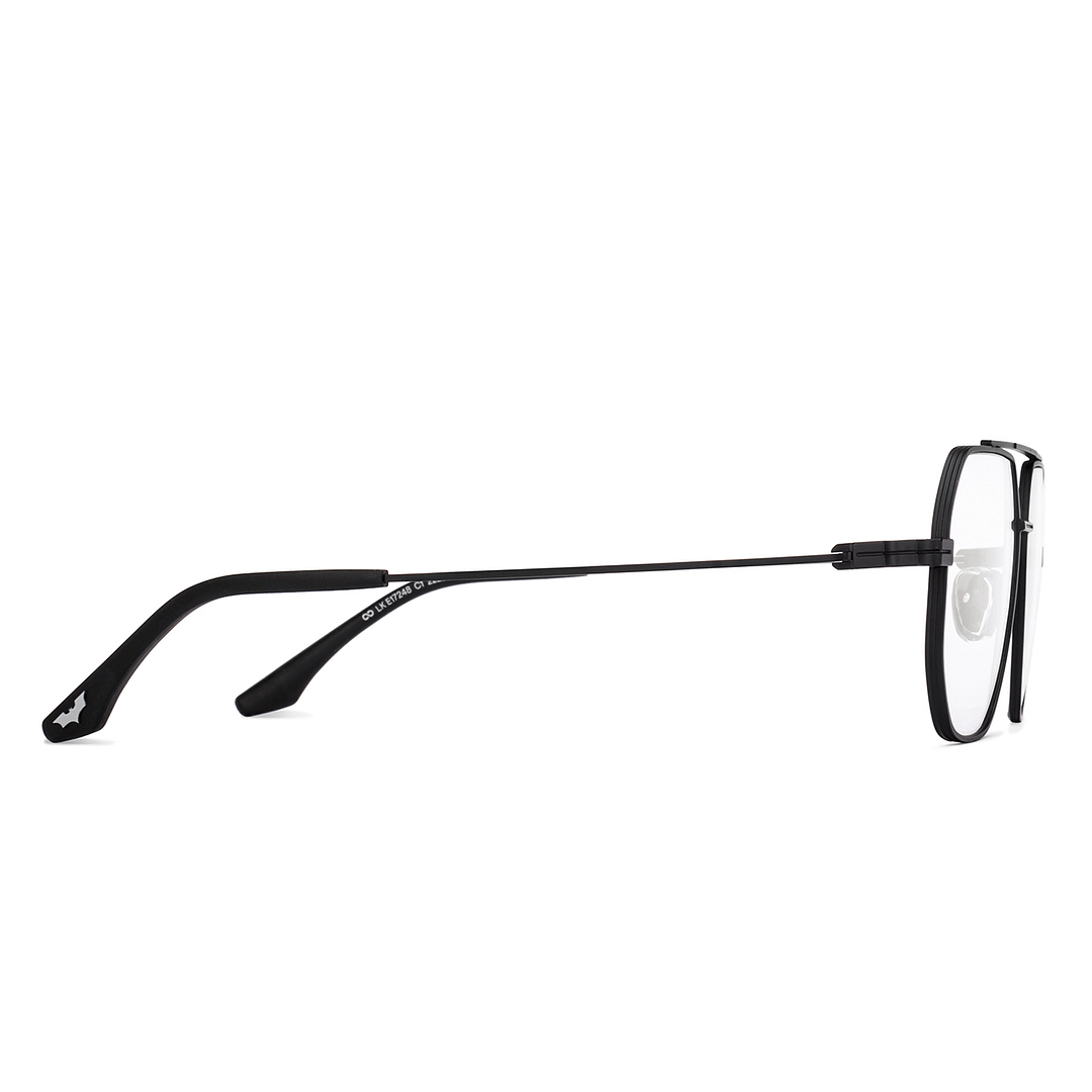 Lenskart STUDIO Black Full Rim Geometric left side