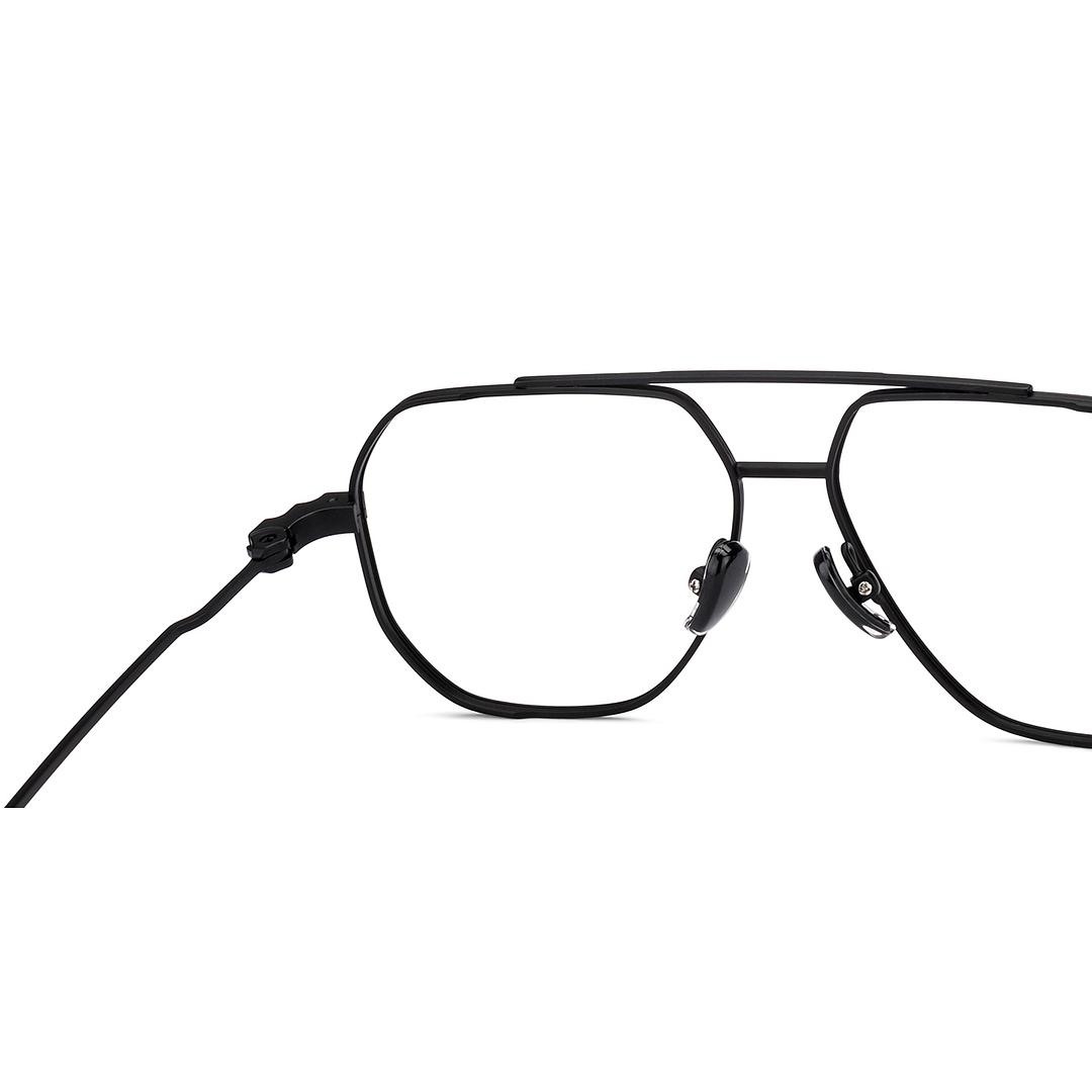 Lenskart STUDIO Black Full Rim Geometric right side