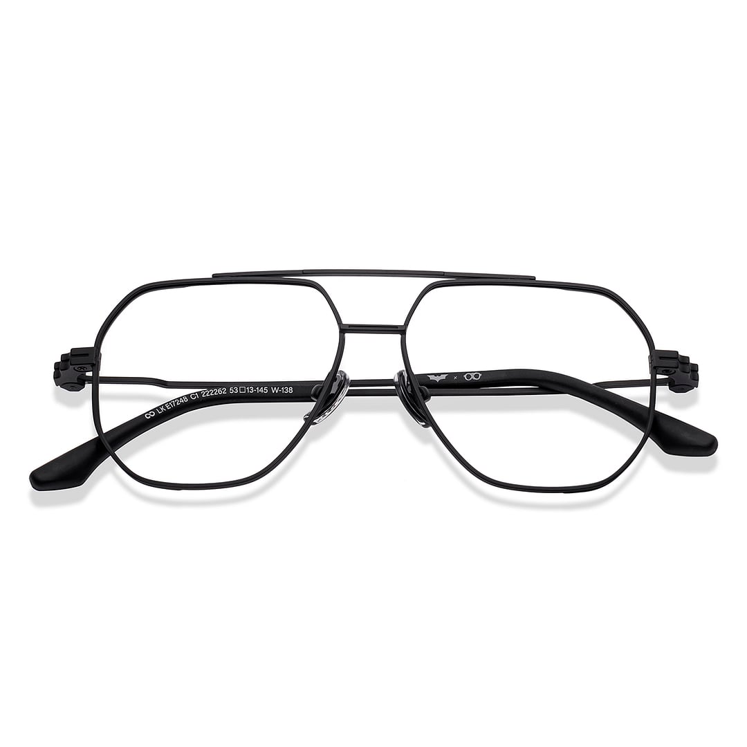 Lenskart STUDIO Black Full Rim Geometric left side